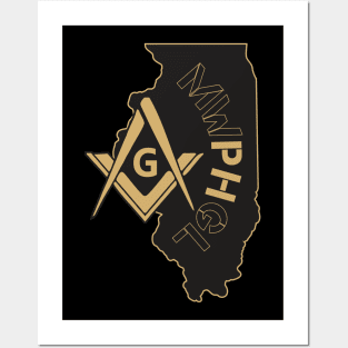 MWPHGLIL - Black & Gold Posters and Art